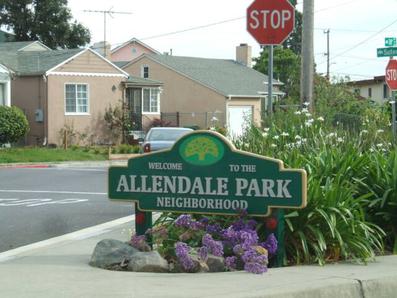 Allendale Park neighborhood Oakland