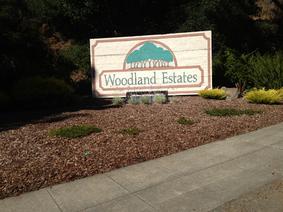 Entry to Woodland Estates